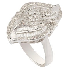 Natural Diamond Ring with 1.08 Carats Diamond in 18k Gold