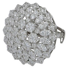 Bague en or 14 carats et diamants naturels de 3,42 carats