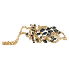 Natural Diamond Sapphire Bracelet 18K Yellow & Rose Gold
