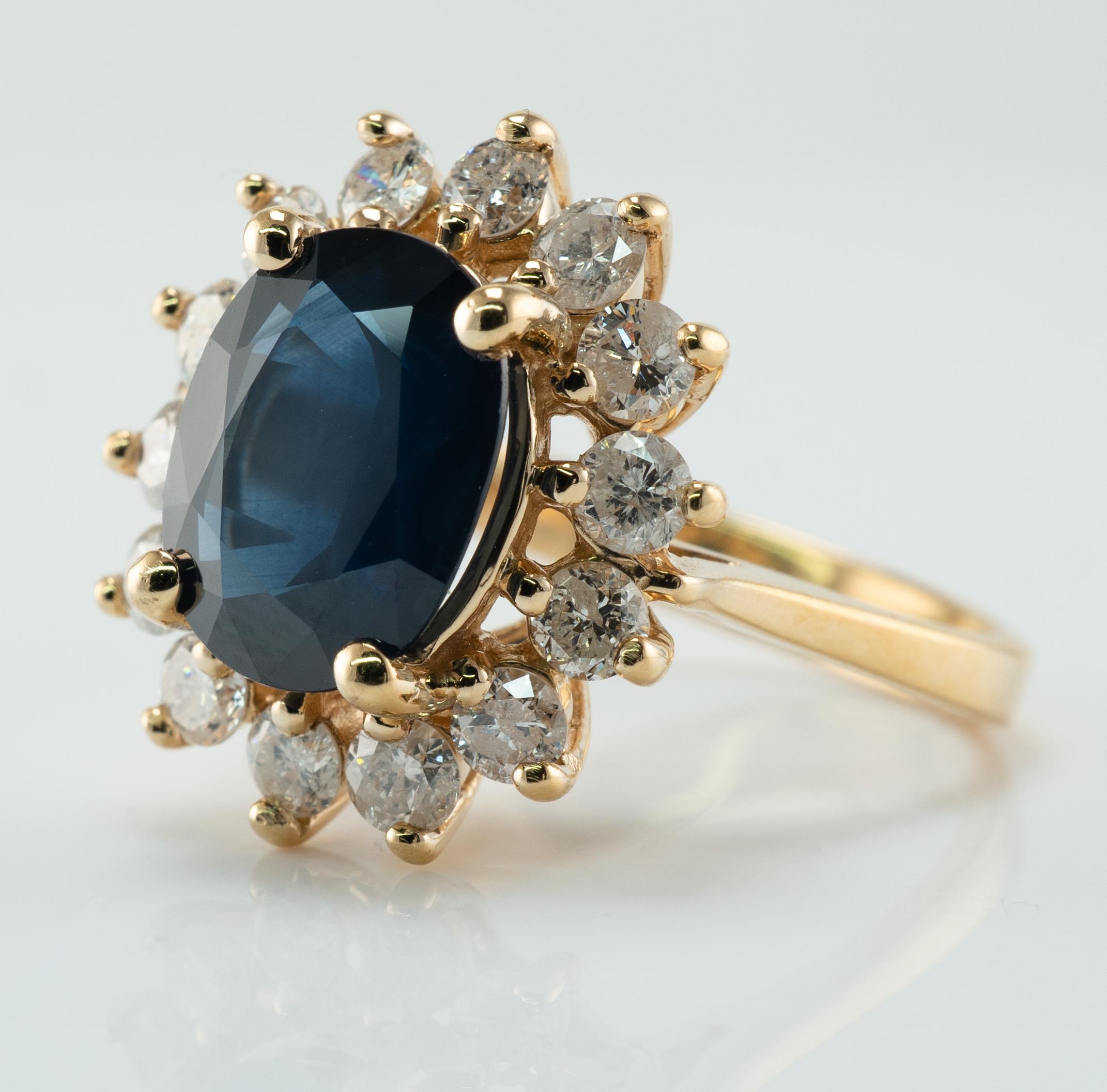 sapphire ring gold