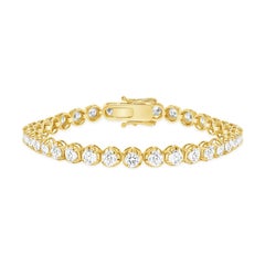 Azalea's Tennis Bracelet Illusion Setting - Round Diamonds