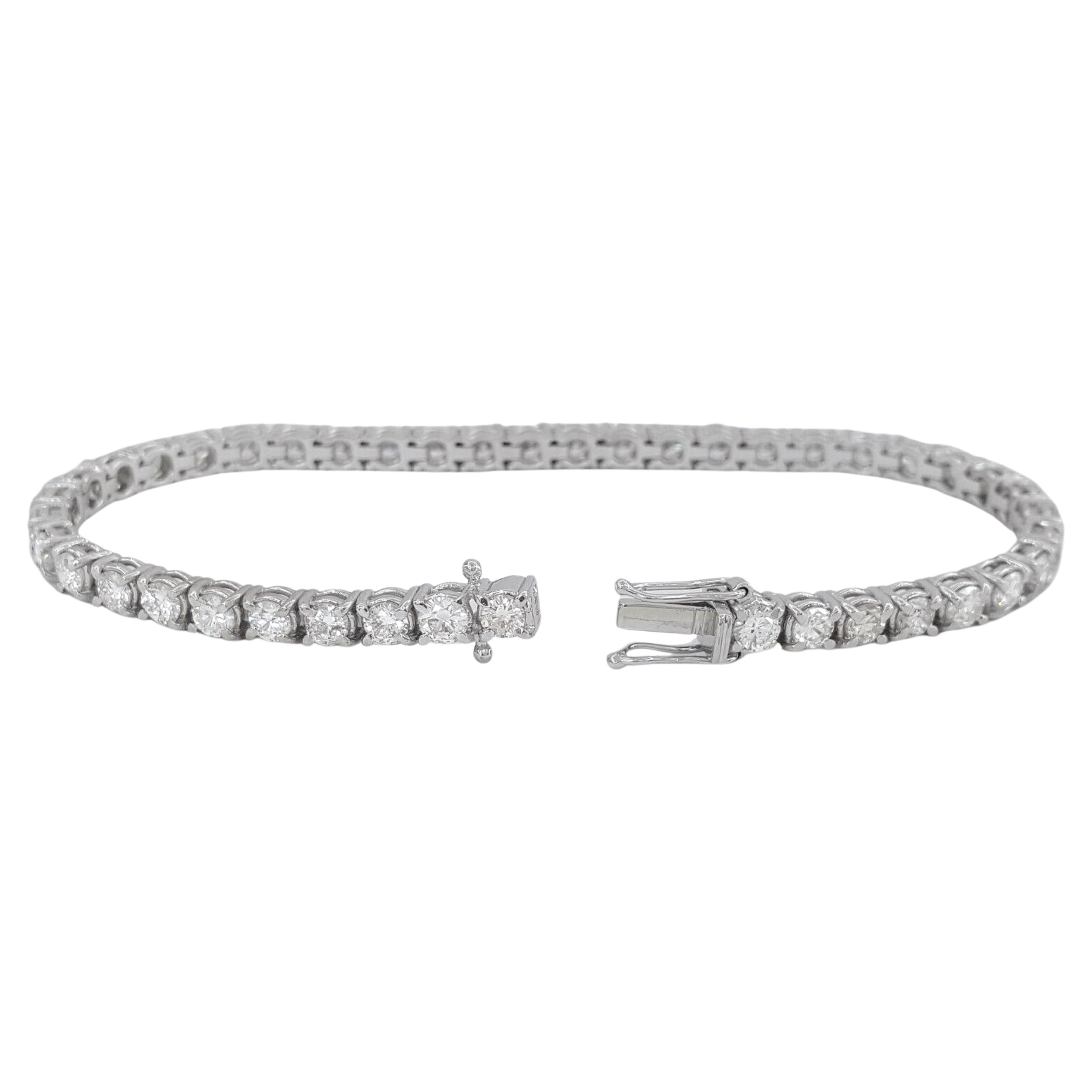 Macy's Diamond Tennis Bracelet in Sterling Silver (1/2 ct. t.w.) - Macy's