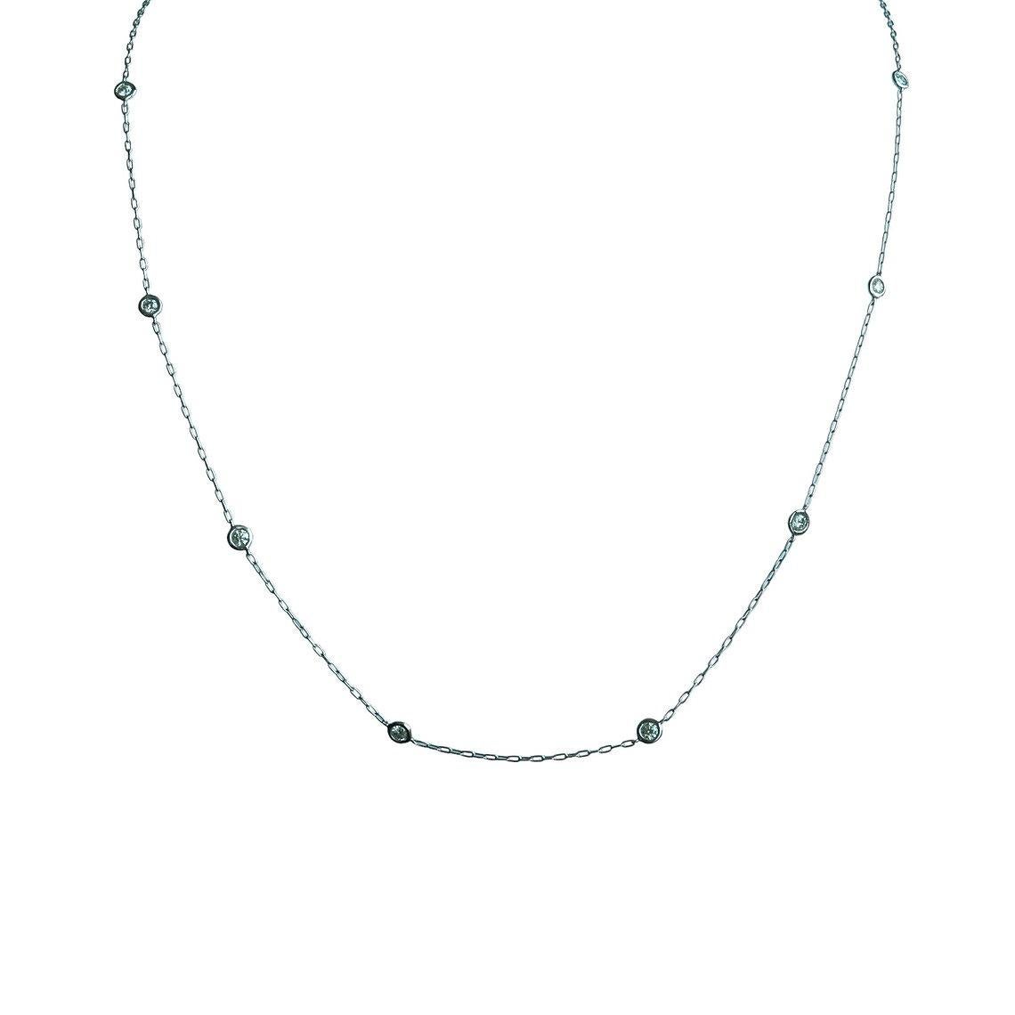 The Natural Diamonds by the Yard, The Natural Diamonds Station Necklace im Zustand „Neu“ im Angebot in Singapore, SG