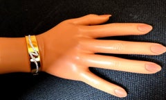 Natural Diamonds Lightning Initial N Z Bangle Bracelet 14kt