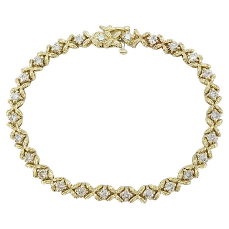 Diamond, Gold and Antique Tennis Bracelets - 5,615 For Sale at 1stDibs ...