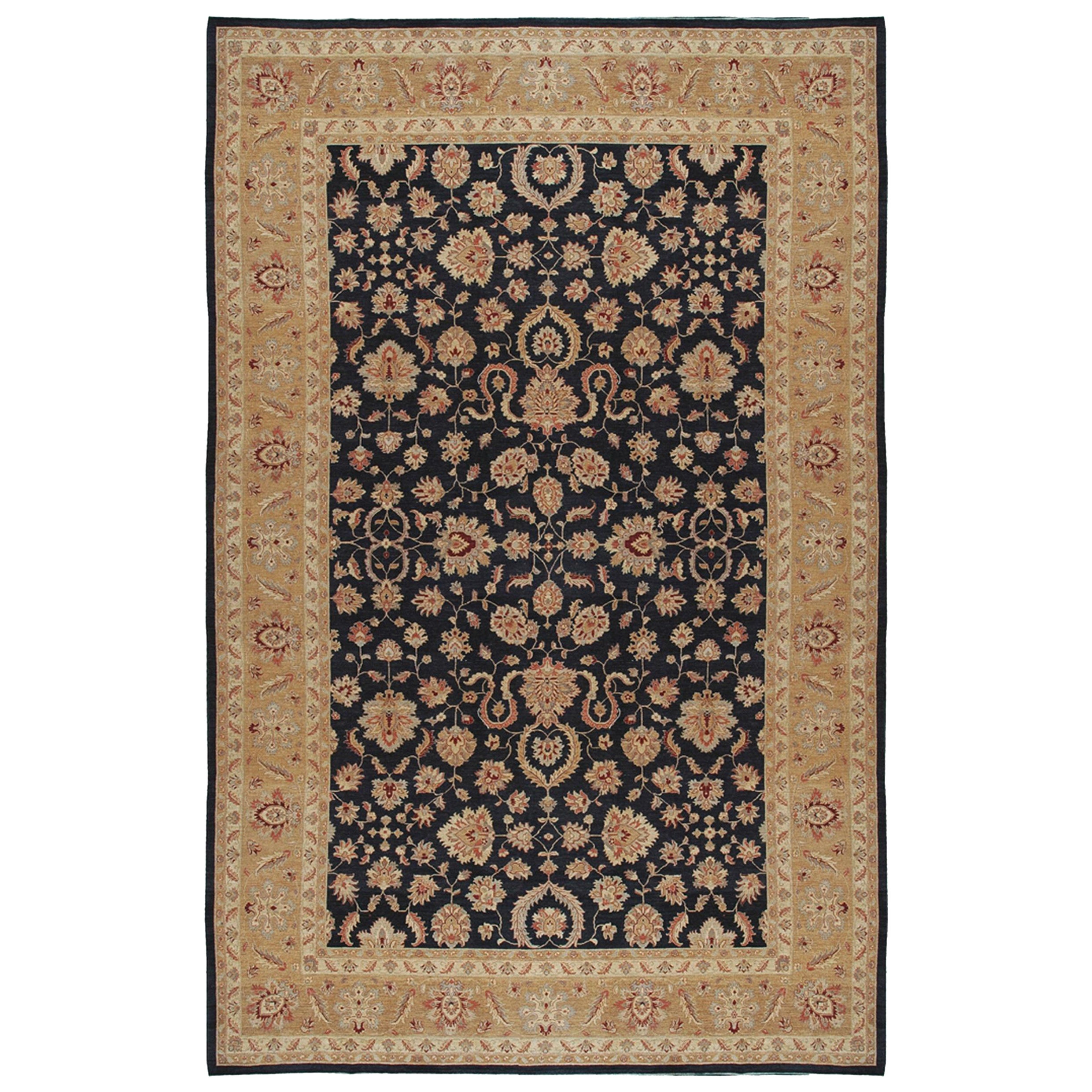 Natural Dye Agra Allover Revival Rug For Sale