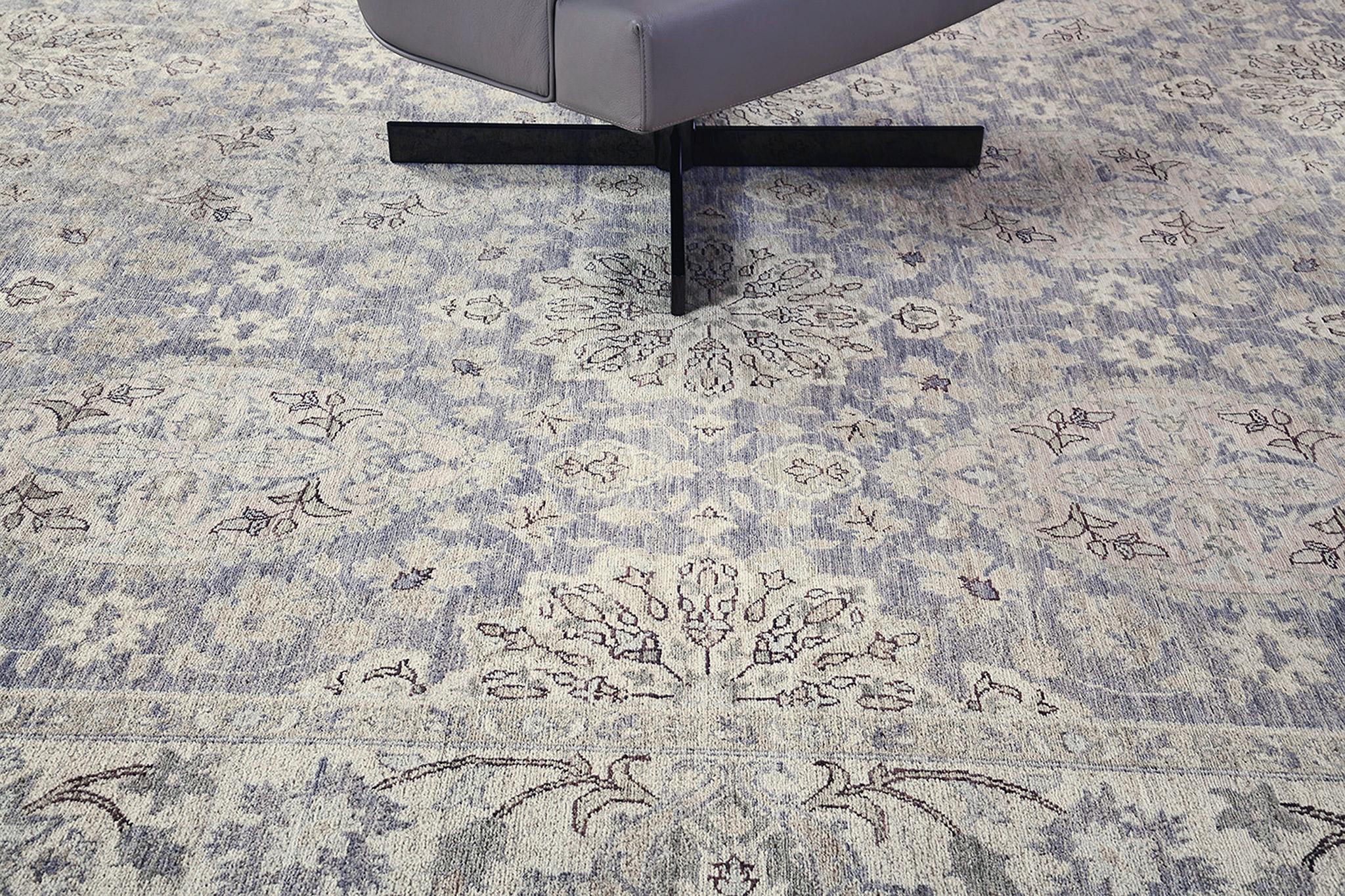 Alfombra de diseño Agra de tinte natural Colección Bliss D5556 Lana en venta