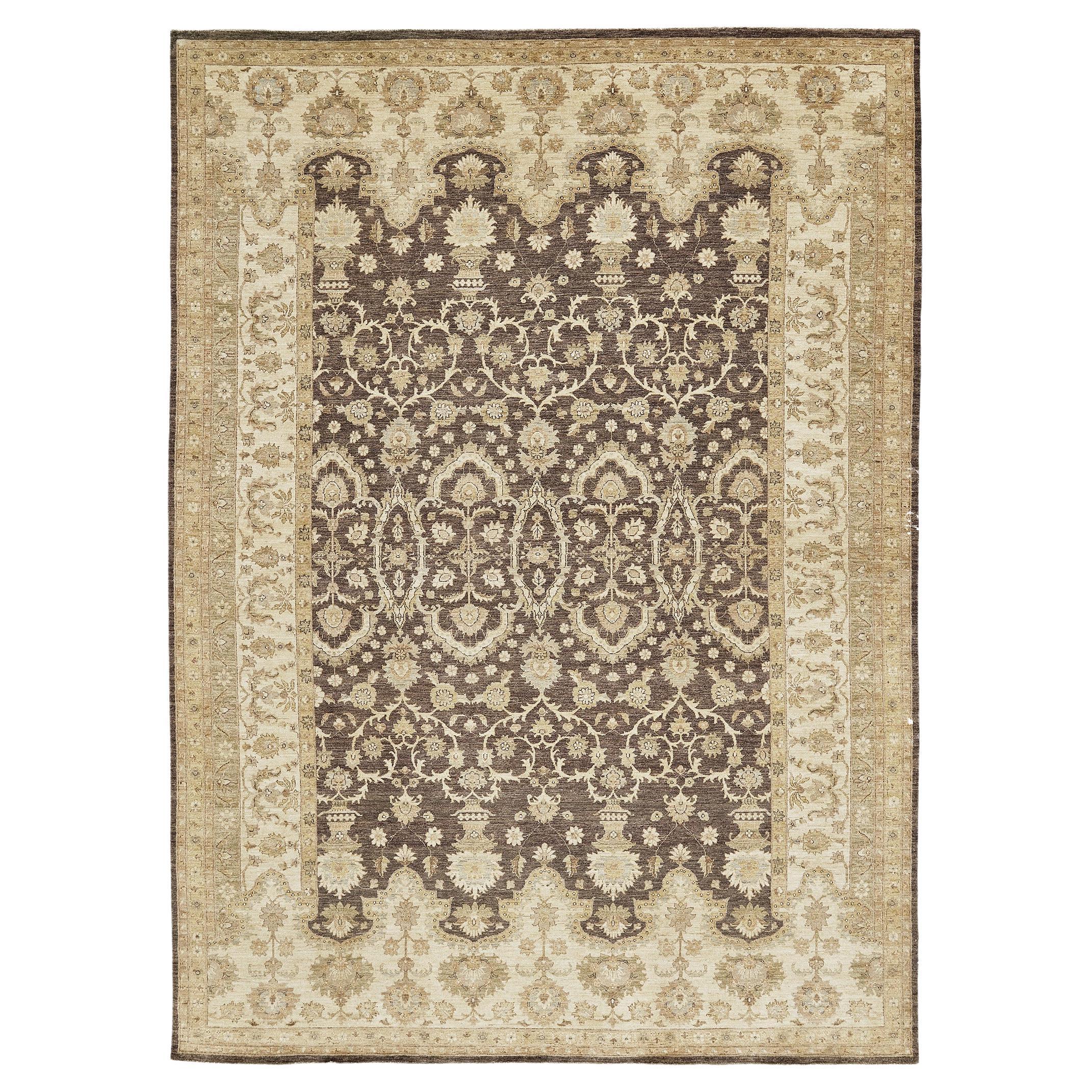 Natural Dye Amritsar Design Rug Bliss Collection D5543 For Sale