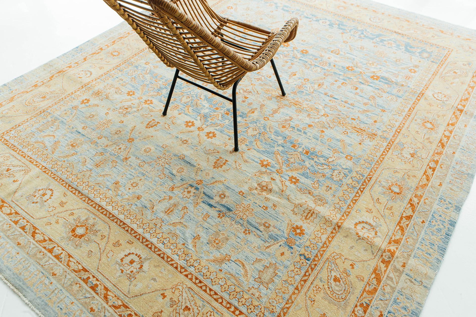 Afghan Natural Dye Amritsar Revival Bliss Collection D5067 For Sale