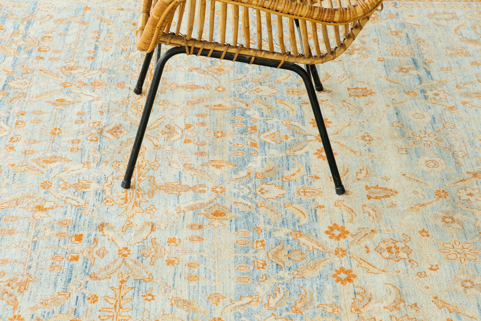 Contemporary Natural Dye Amritsar Revival Bliss Collection D5067 For Sale