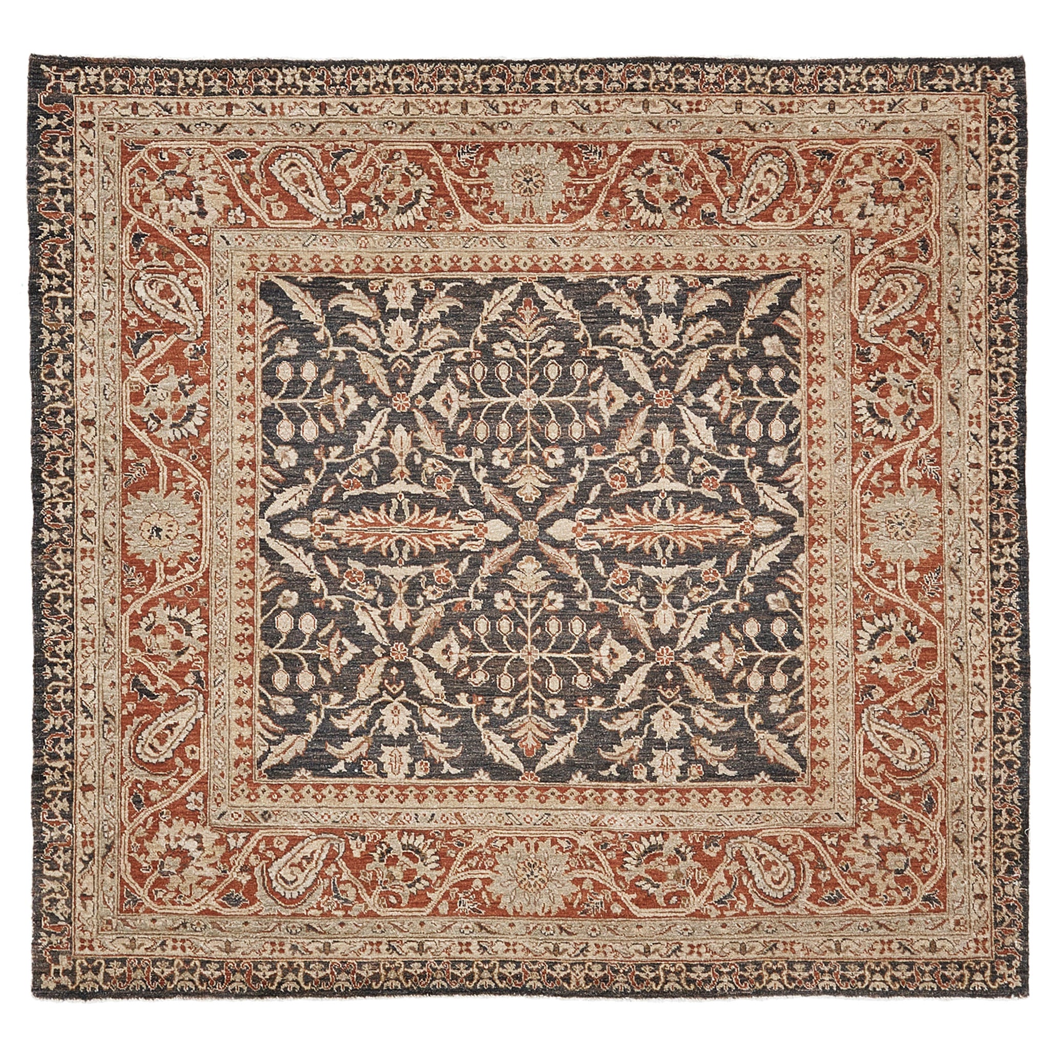 Naturfarbstoff Amritsar Revive Quadratischer Teppich