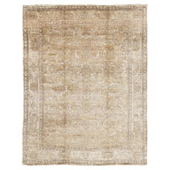 Natural Dye Antique Sultanabad Revival Rug