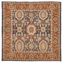 Natural Dye Antique Sultanabad Revival Rug from Mehraban