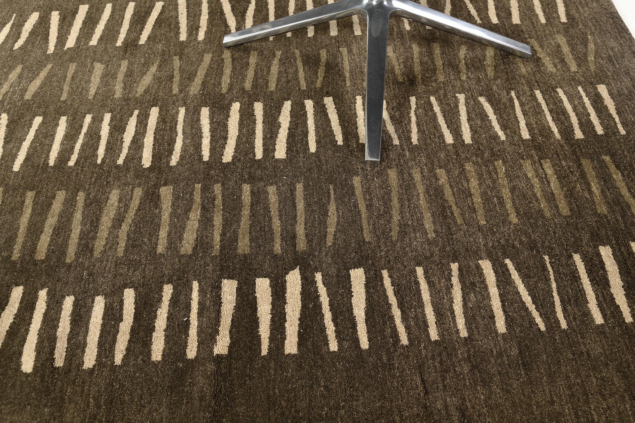 Tinte Natural Alfombra de Diseño Contemporáneo Colección Mondrian Moderna en Nuevo estado para la venta en WEST HOLLYWOOD, CA