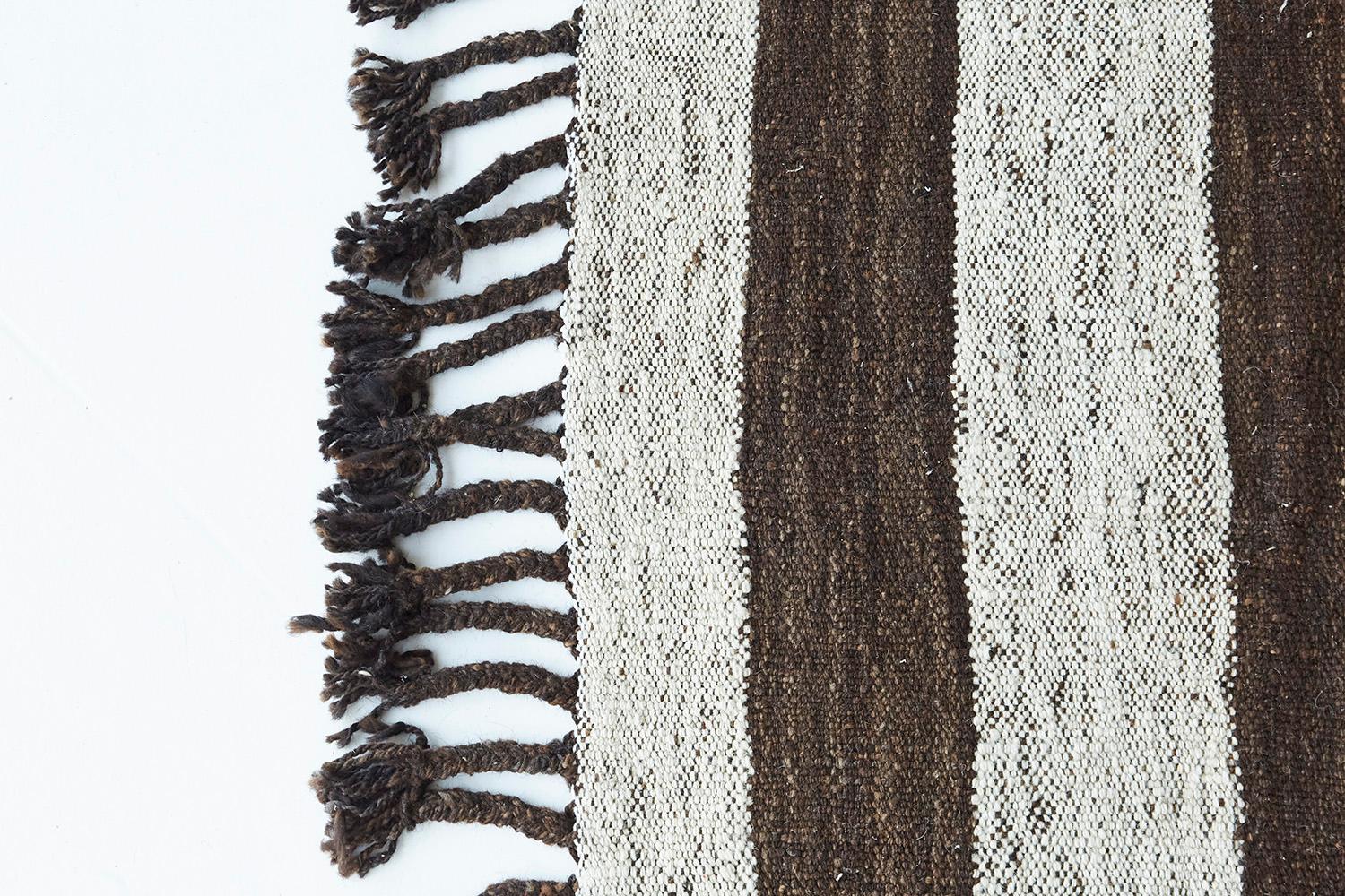 Natural Dye Flat Weave Kilim from Mehraban For Sale 6