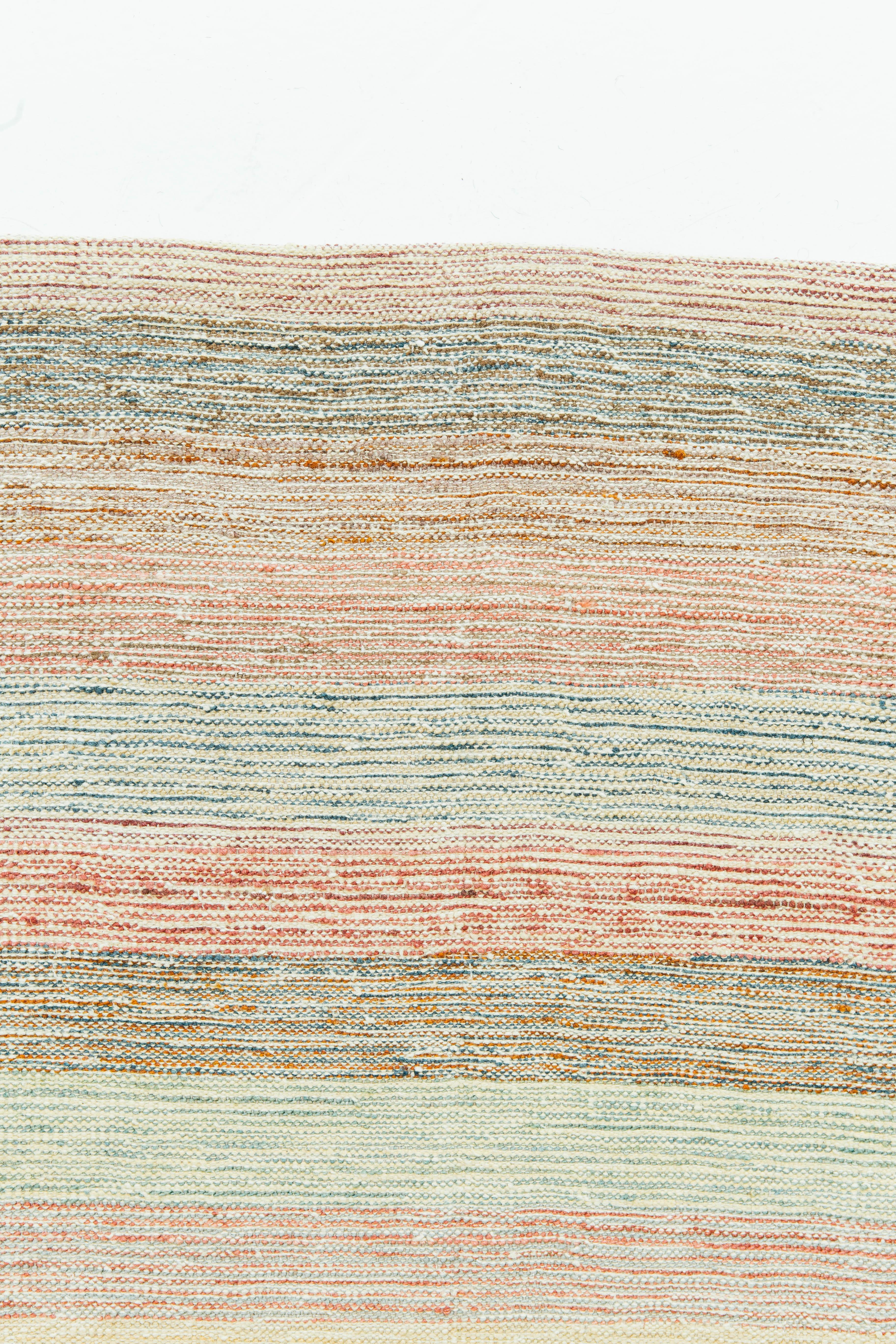 Natural Dye Flat-Weave Kilim Puro Collection For Sale 7
