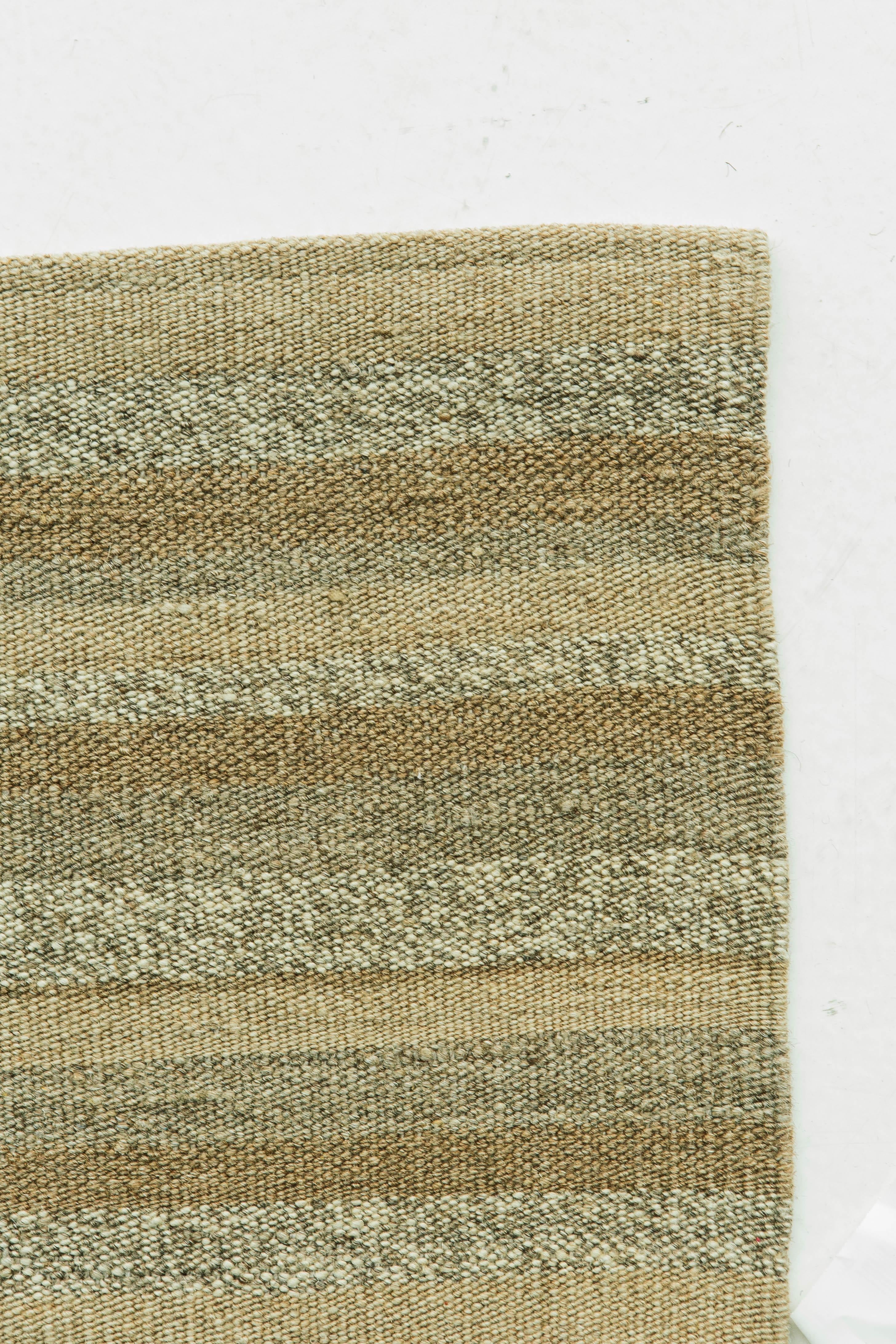 A natural dye flat-weave Kilim in a neutral stripe pattern. This flat-weave is made up of natural wool that create an interesting texture and vibe. A simple yet interesting rug that will elevate any design space.


Rug number 24719
Size 7' 9