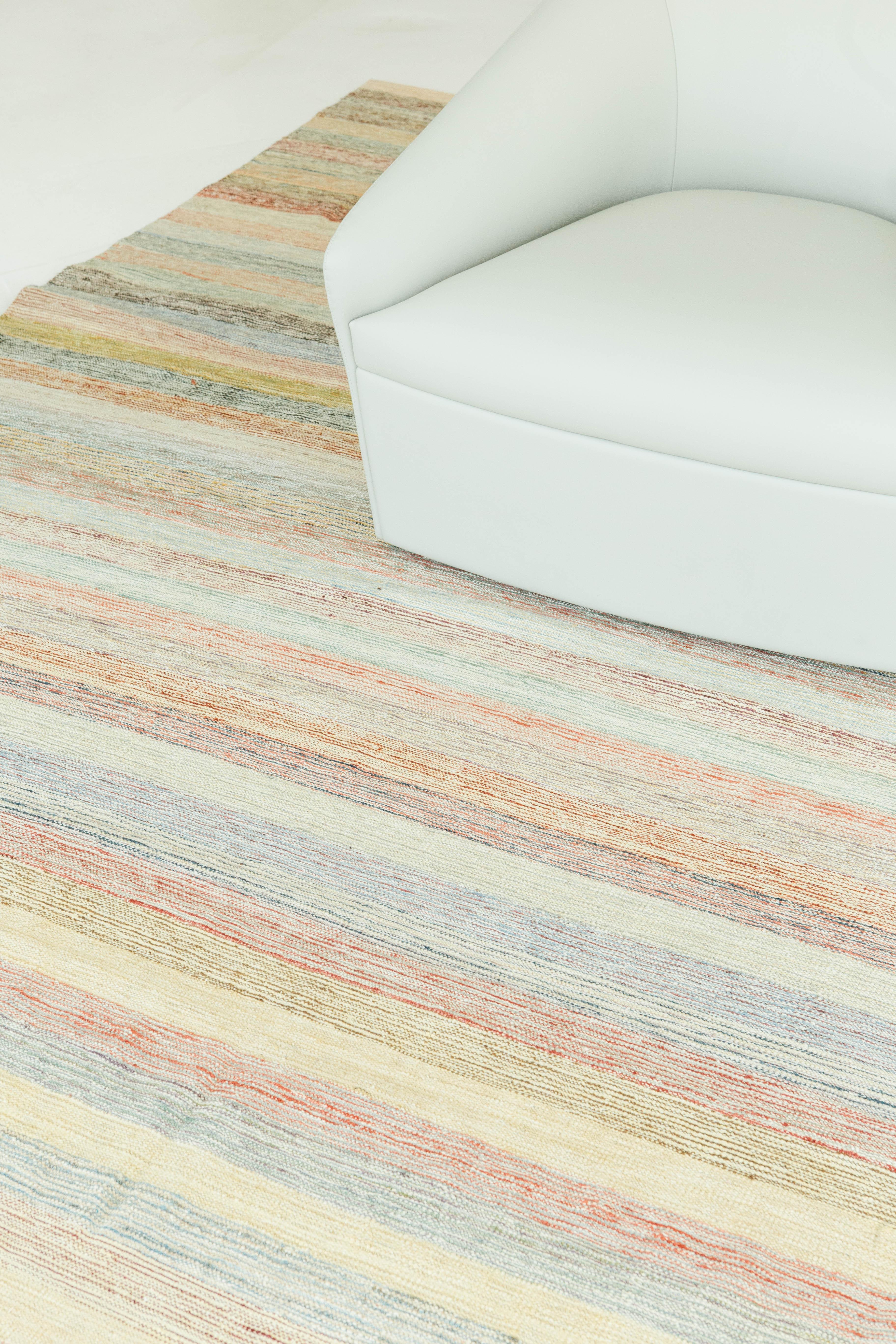 Pakistanais Collection Kilim Puro à tissage plat en teinture naturelle en vente