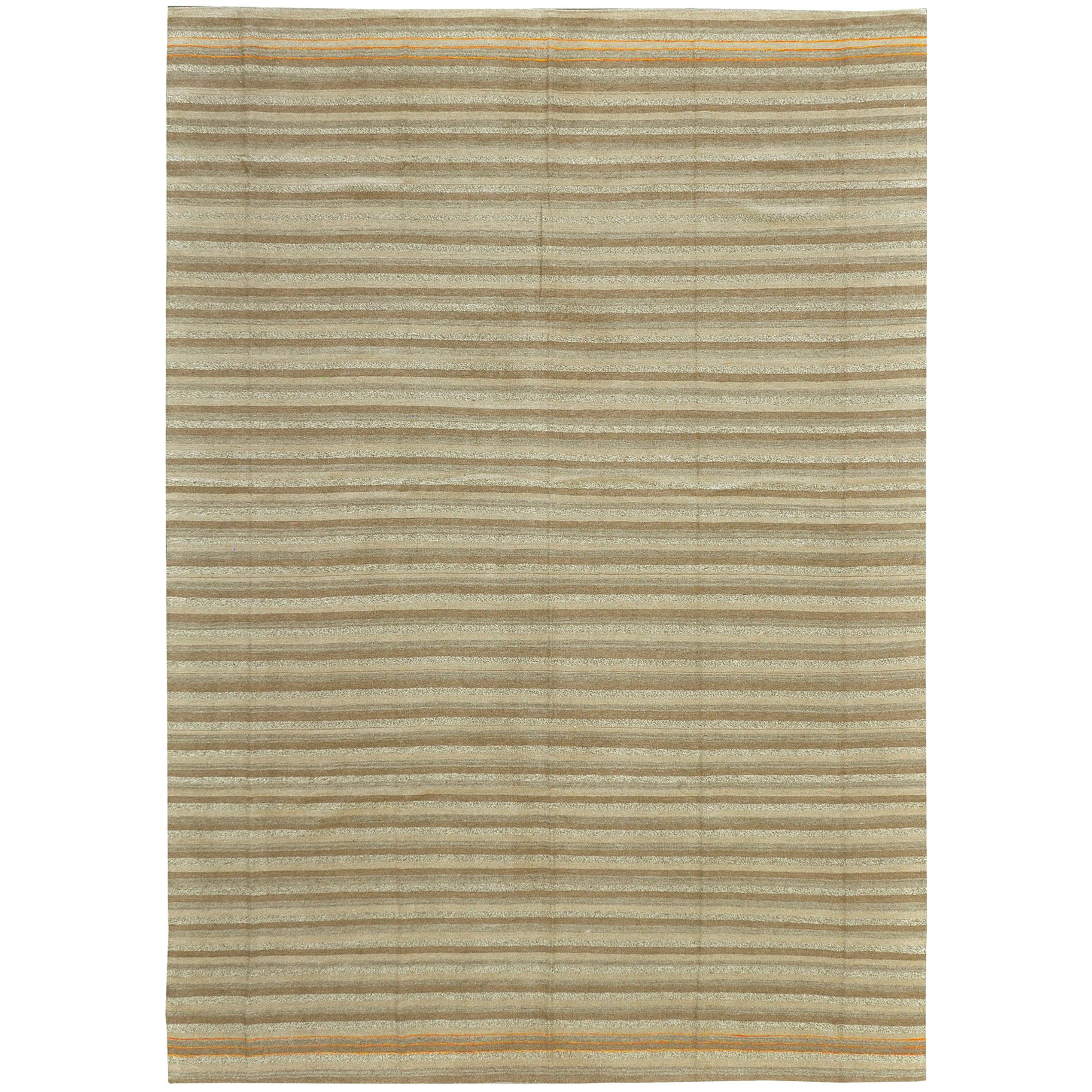 Natural Dye Flat-Weave Kilim Puro Collection For Sale