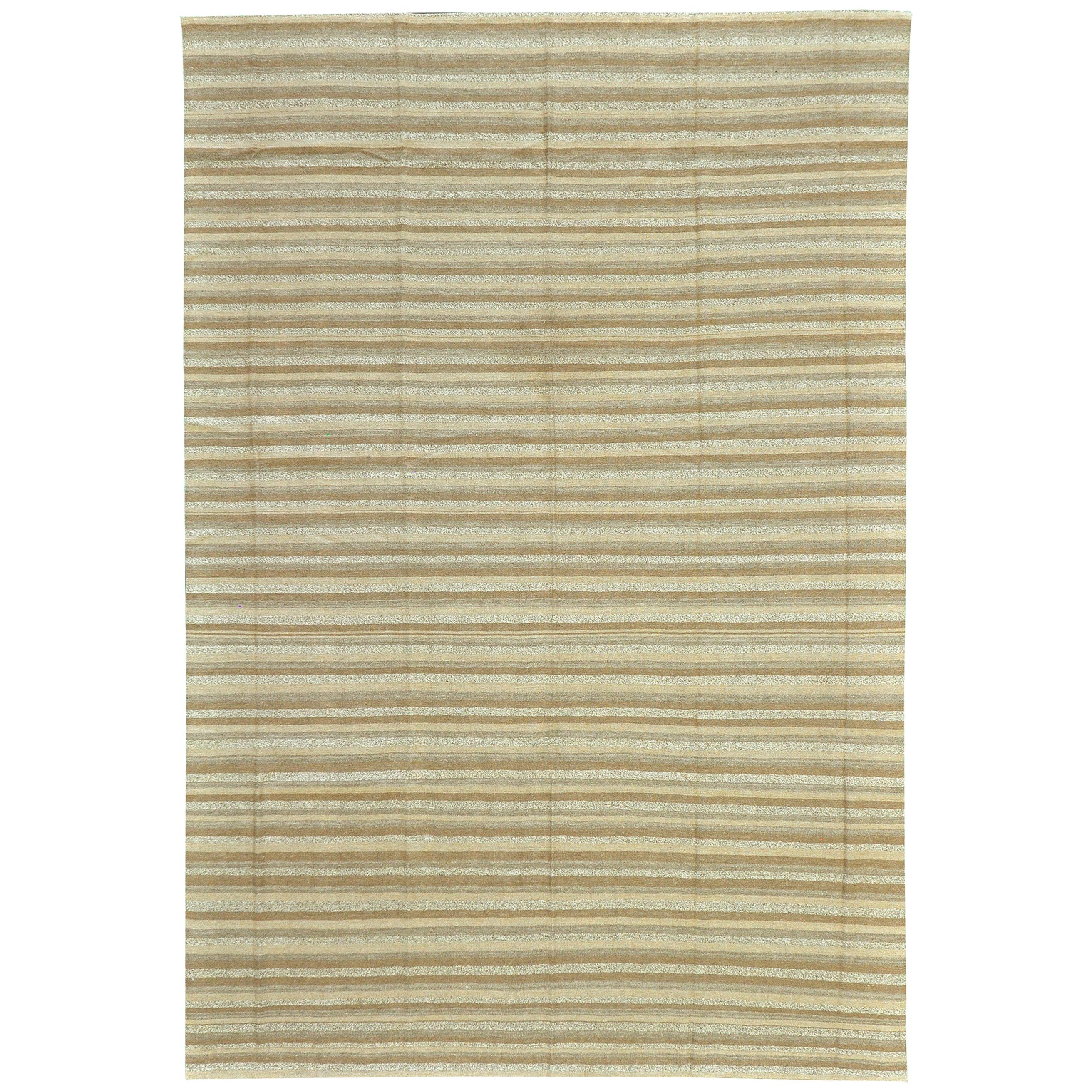 Natural Dye Flat-Weave Kilim Puro Collection For Sale