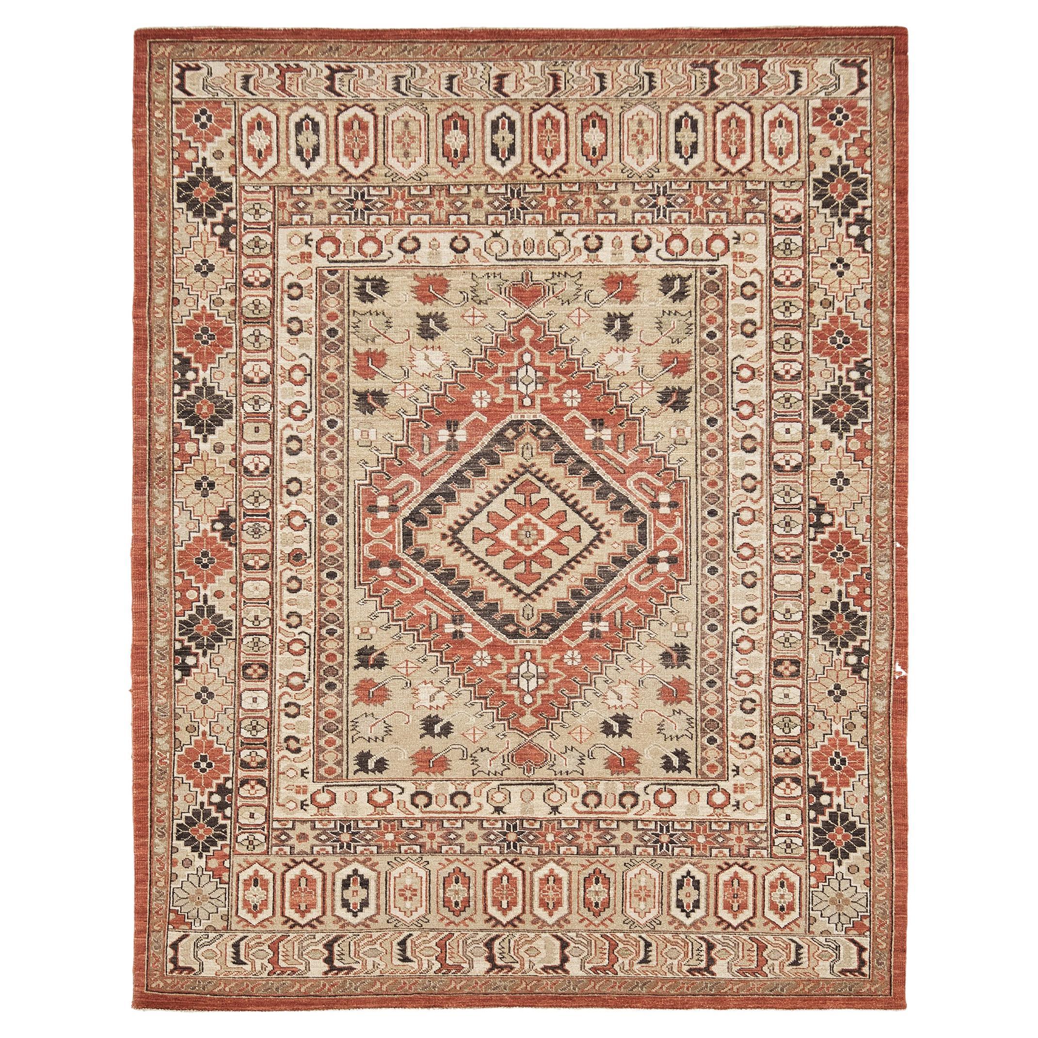 Natural Dye Gashgai Design Rug Bliss Collection D5044 For Sale
