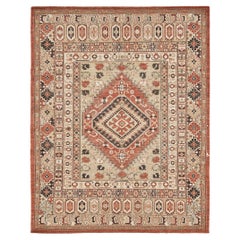 Tapis à motifs Gashgai teinté naturel de la collection Bliss D5044