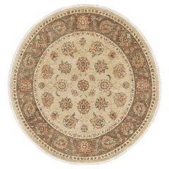 Natural Dye Lahore Revival Round Rug