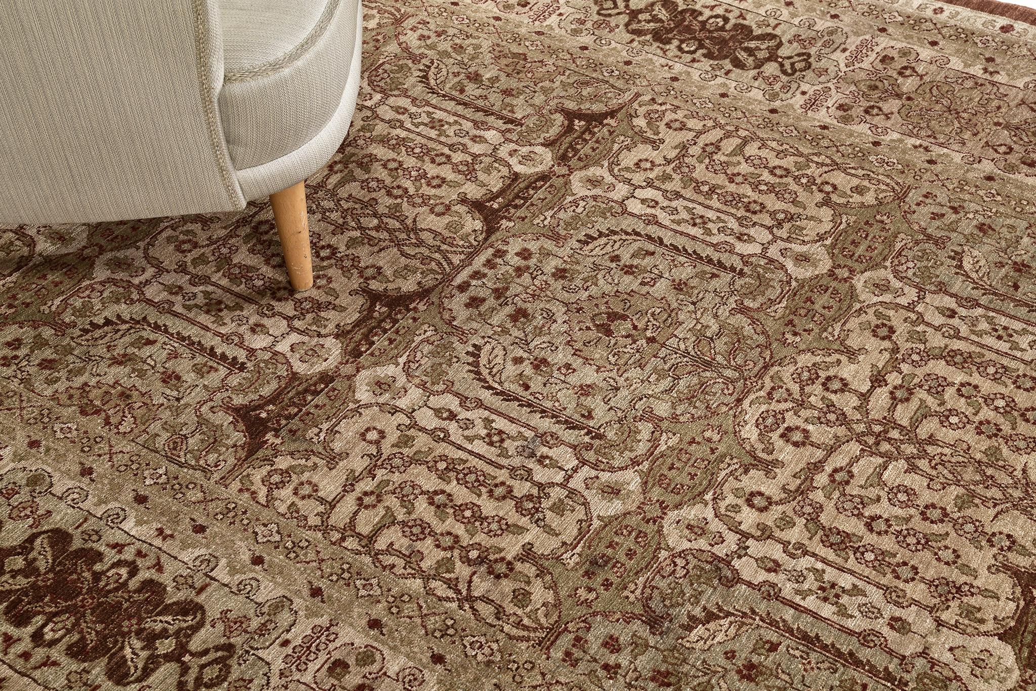 Nature Dye Lavar Kerman Design Bliss Collection D5138 Neuf - En vente à WEST HOLLYWOOD, CA