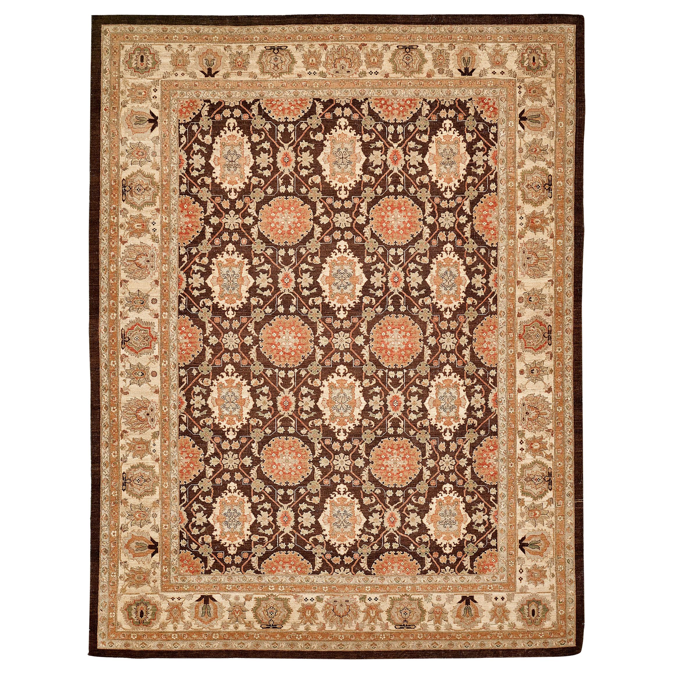 Tapis Mahal Design en teinture naturelle