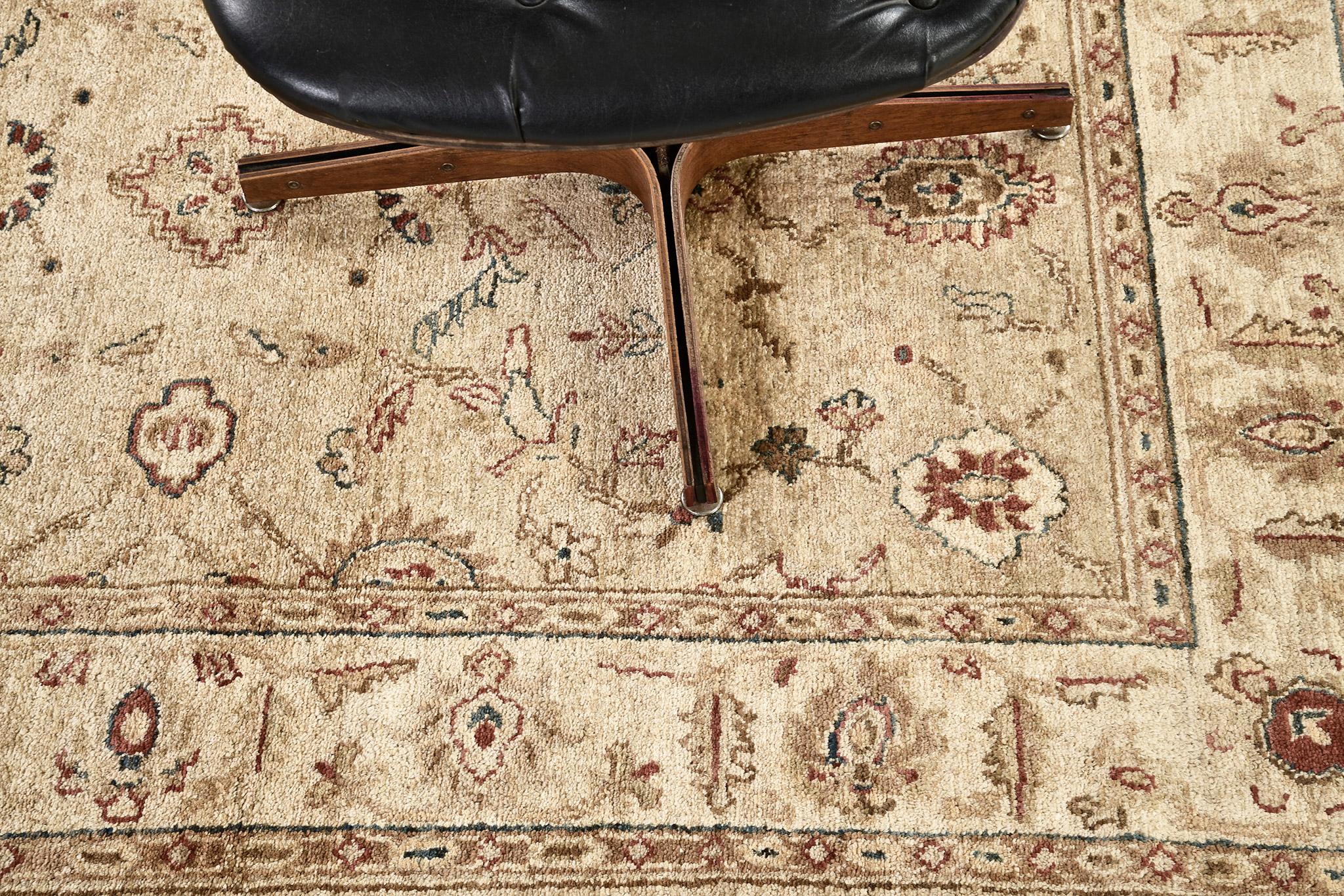 Hand-Knotted Natural Dye Malayer Revival Rug D217
