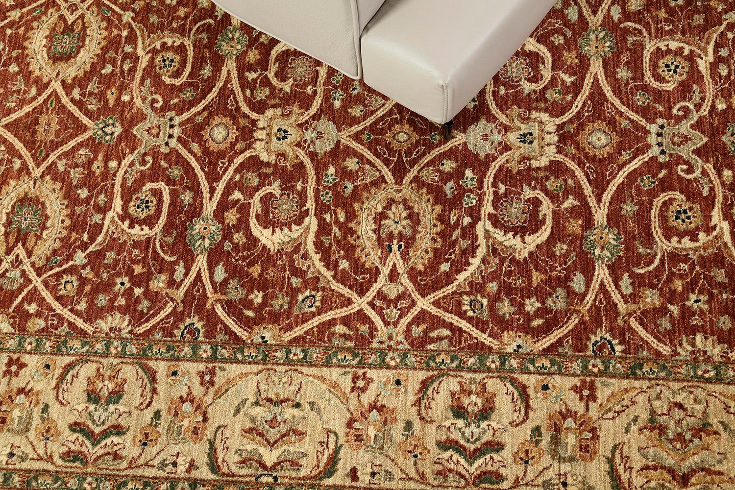 Pakistani Natural Dye Ottoman Runner For Sale