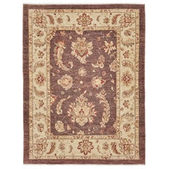 Natural Dye Oushak Design Rug