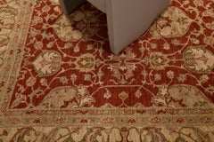 Natural Dye Oushak Revival Rug from Mehraban