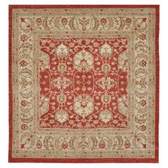 Tapis néo-Oushak teinté naturel de Mehraban