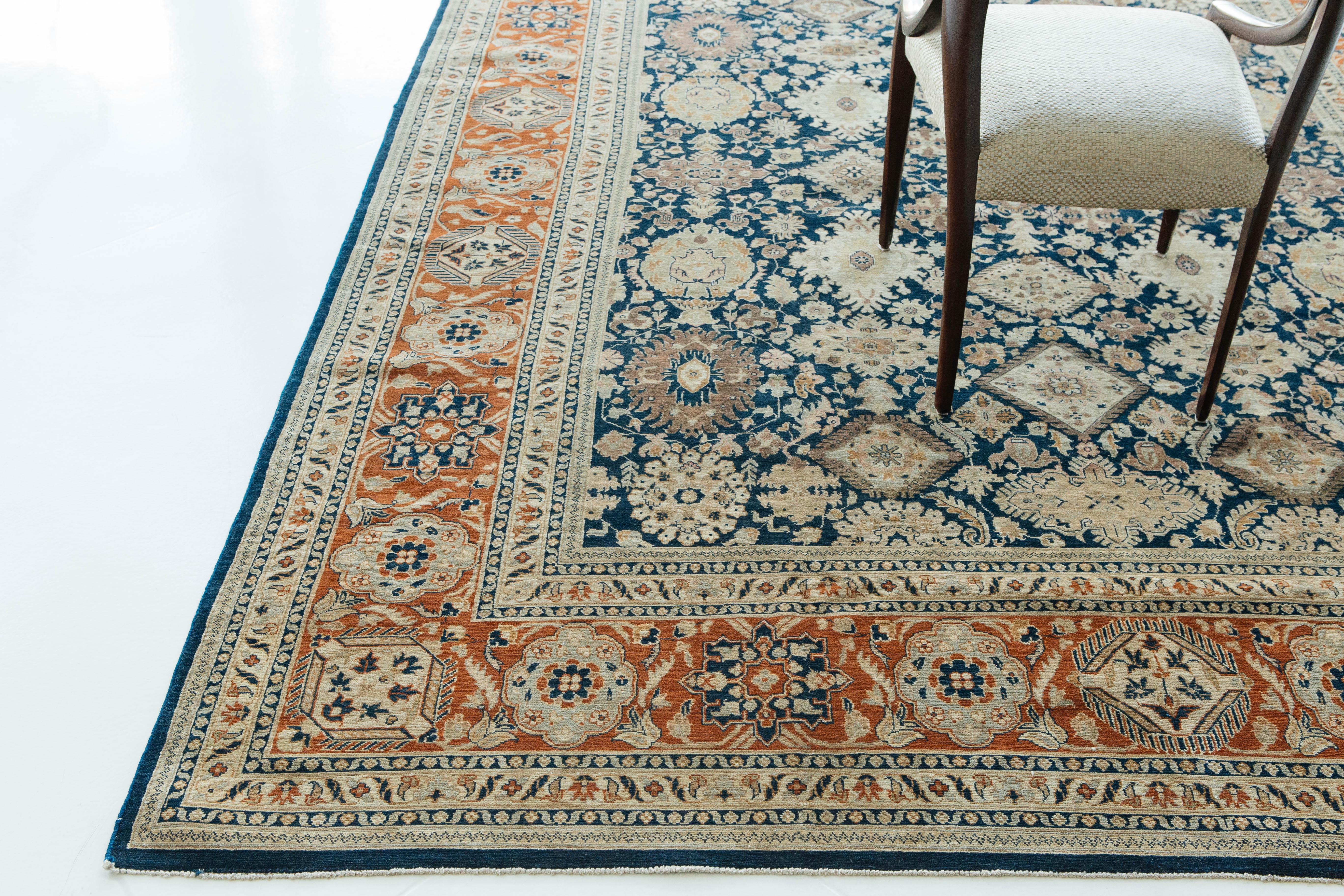 Tappeto in stile Sarouk Farahan con tintura naturale In condizioni Nuovo in vendita a WEST HOLLYWOOD, CA