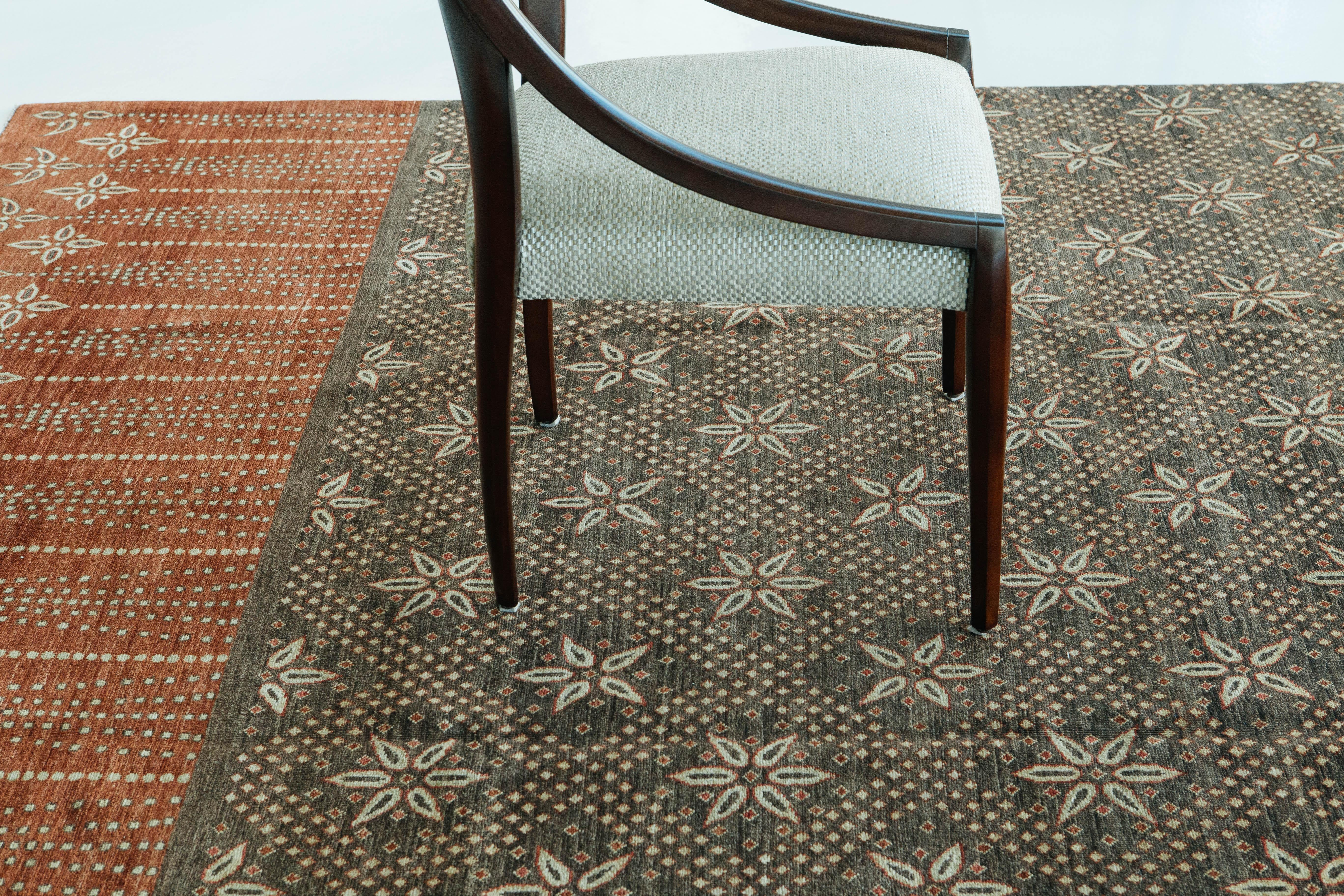 Farbstofffarbener Schal Design Revival im Angebot 3