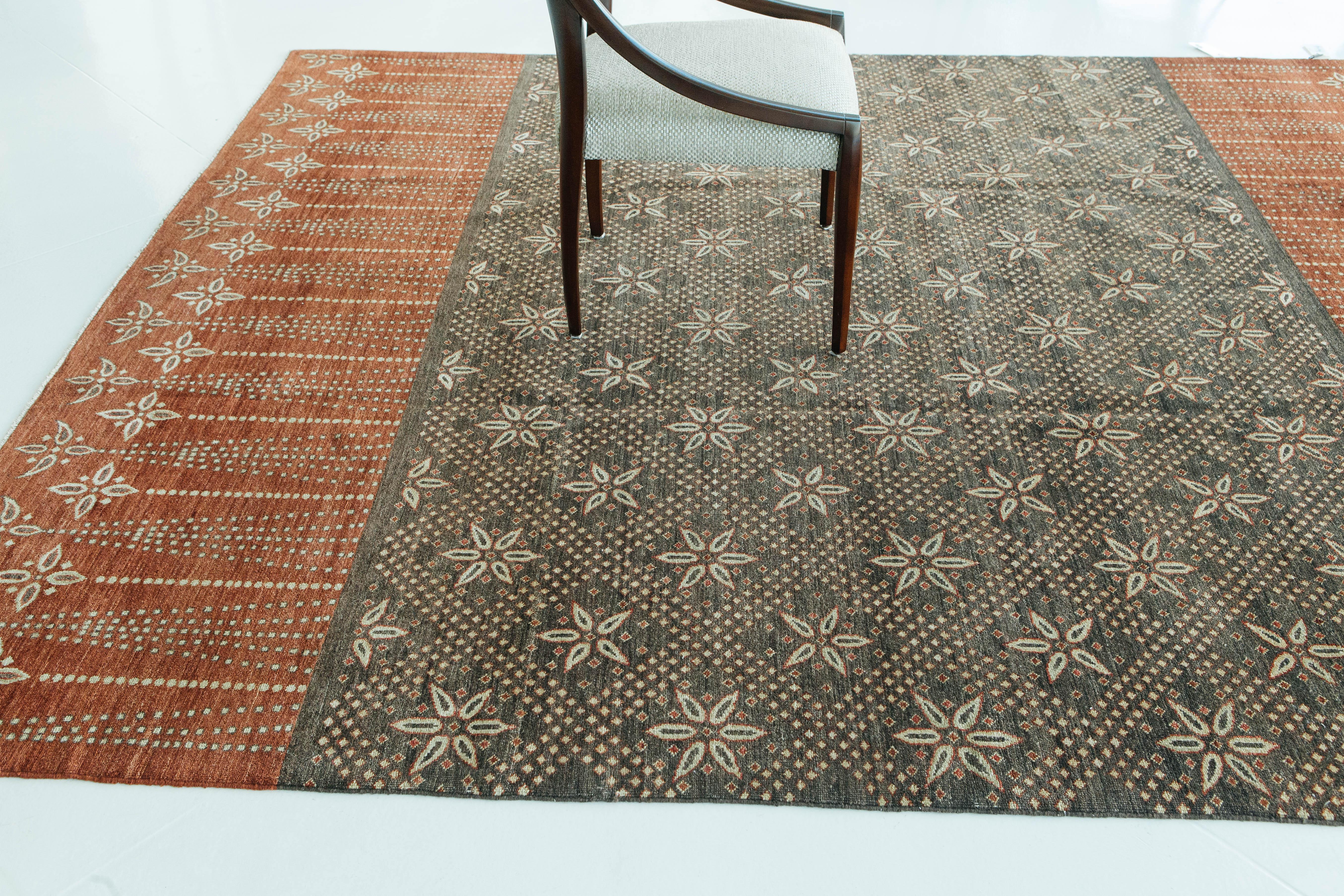 Farbstofffarbener Schal Design Revival im Angebot 5