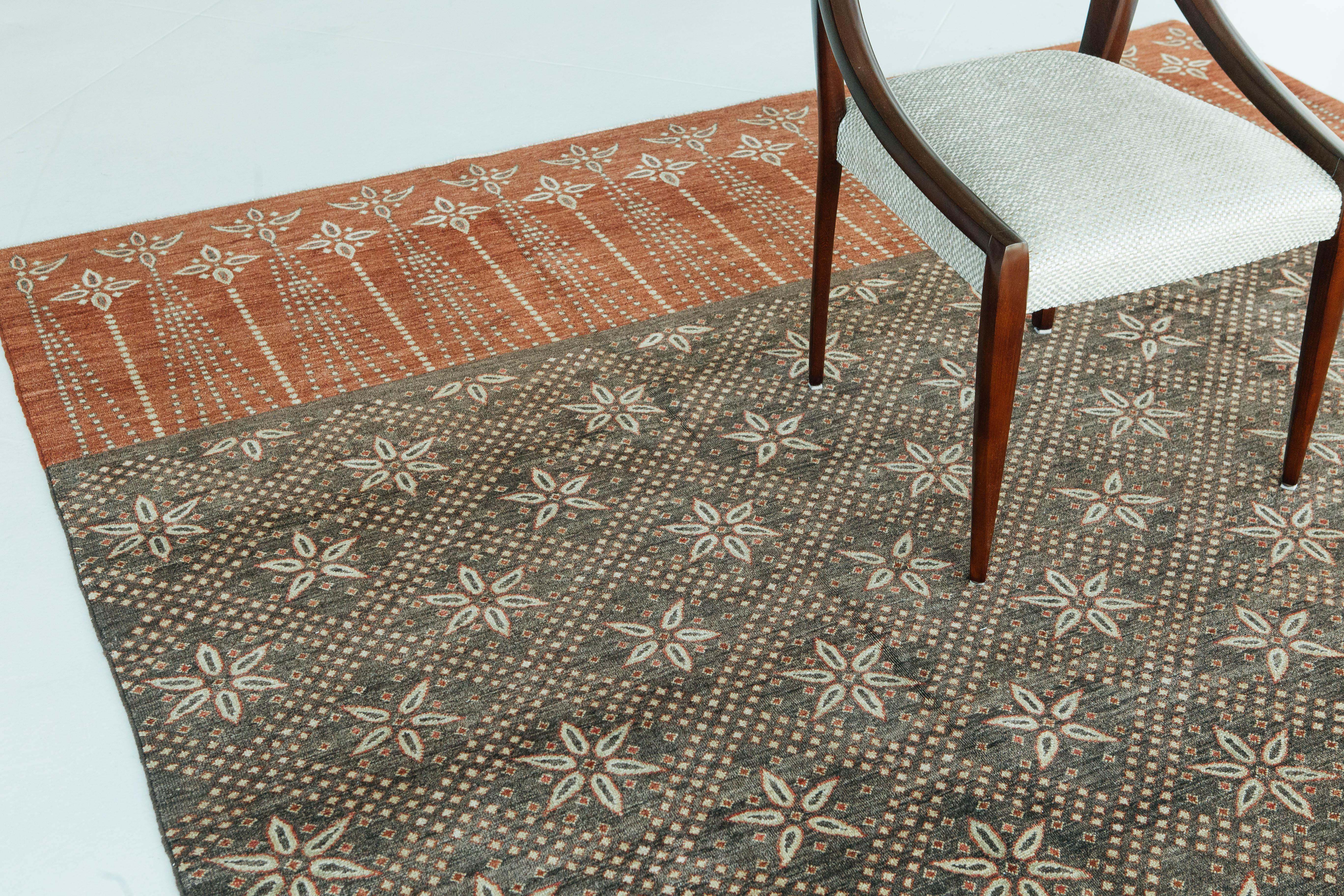 Farbstofffarbener Schal Design Revival im Angebot 8