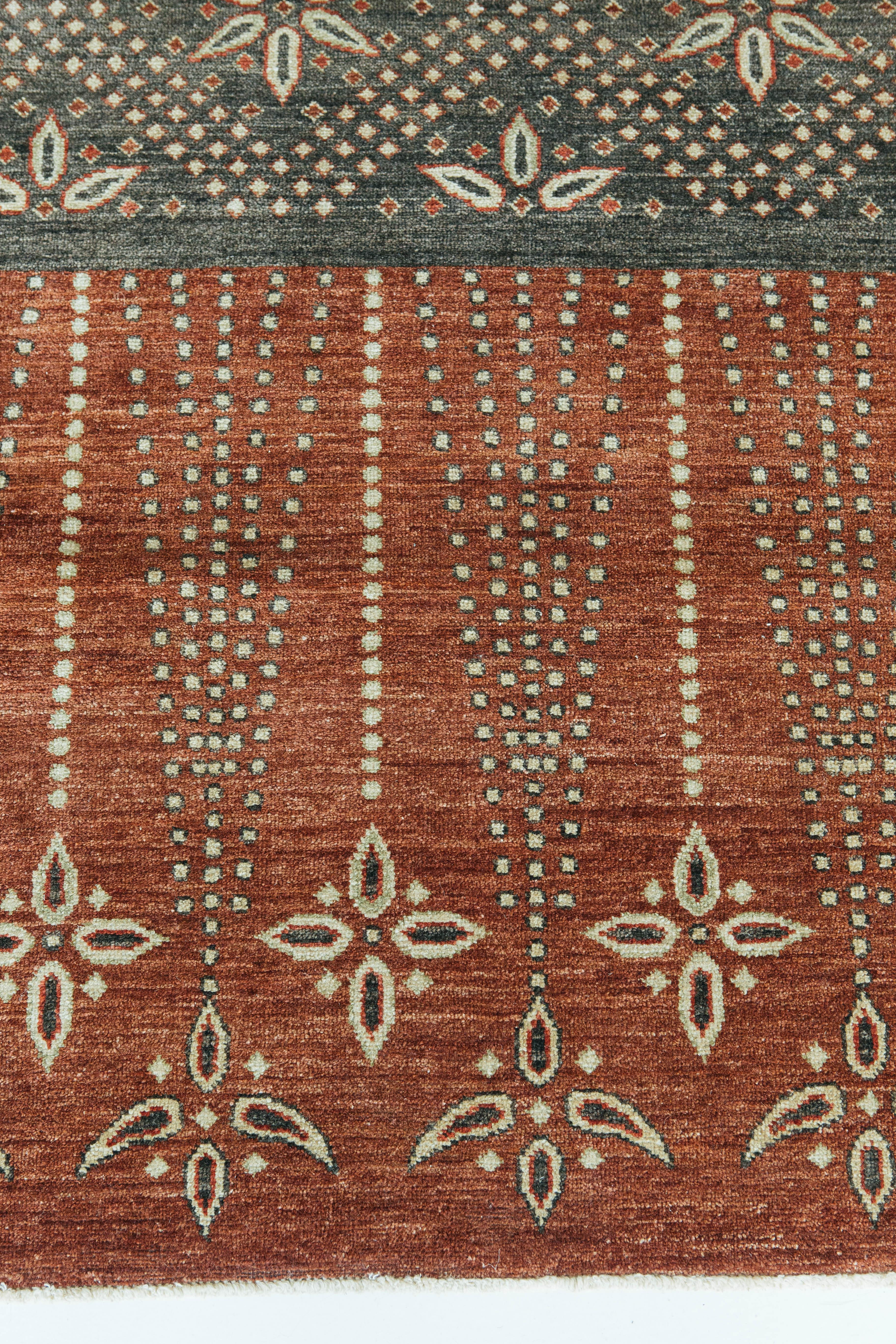 Farbstofffarbener Schal Design Revival (Afghanisch) im Angebot