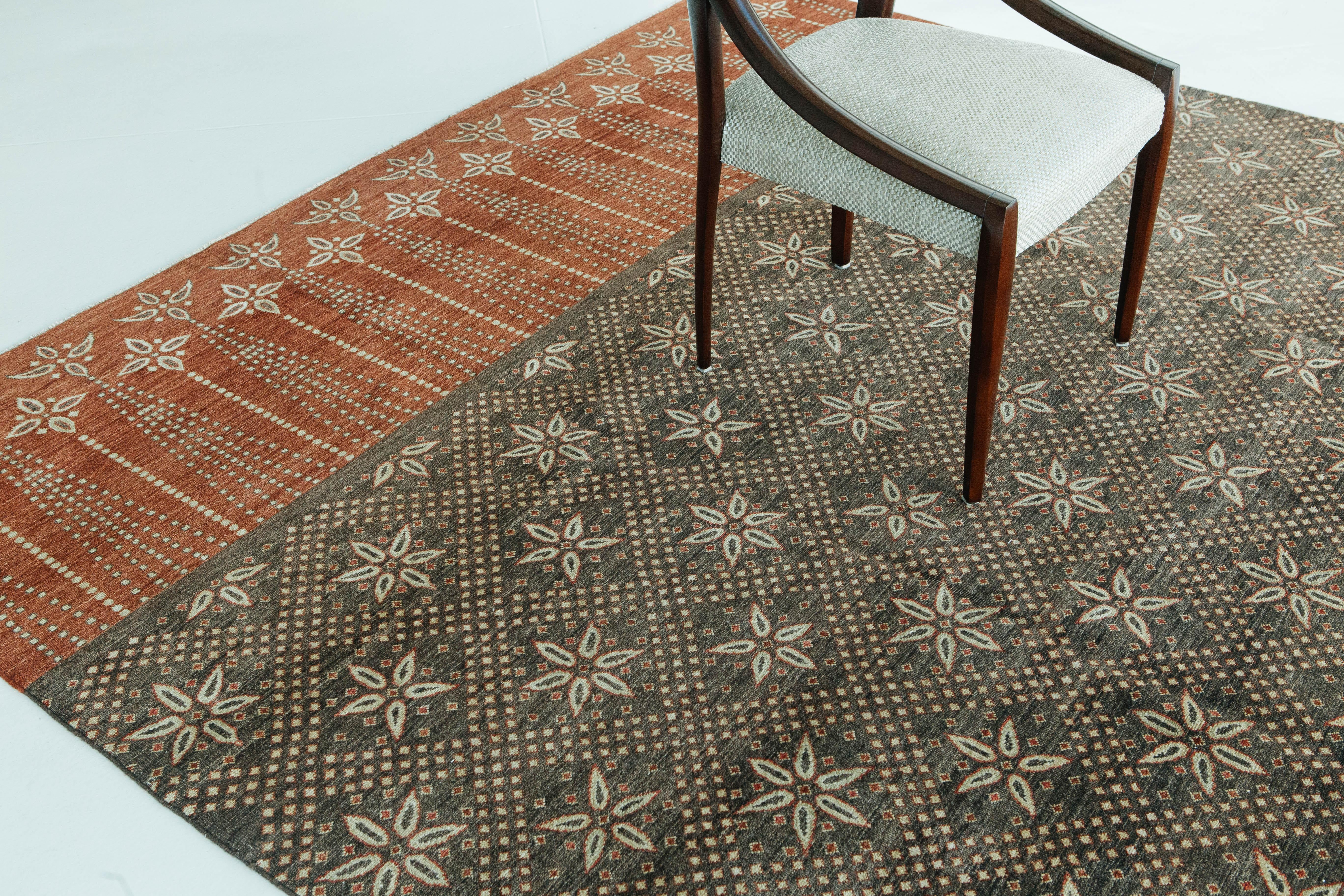 Farbstofffarbener Schal Design Revival im Angebot 1