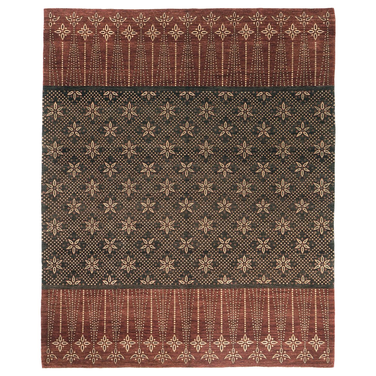 Farbstofffarbener Schal Design Revival im Angebot