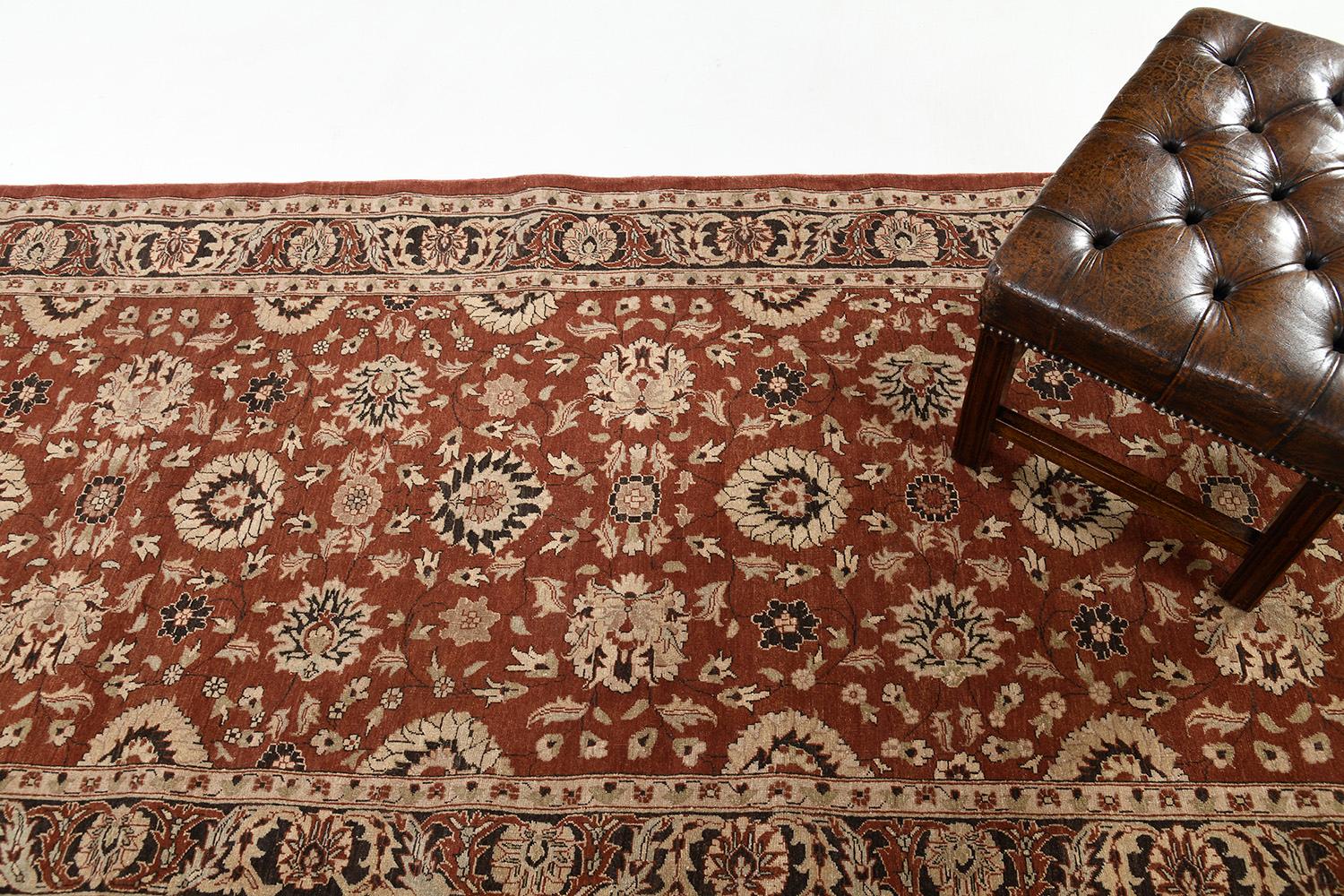 Sultanabad Revival D5072 Fable mit Naturfarben im Zustand „Neu“ im Angebot in WEST HOLLYWOOD, CA