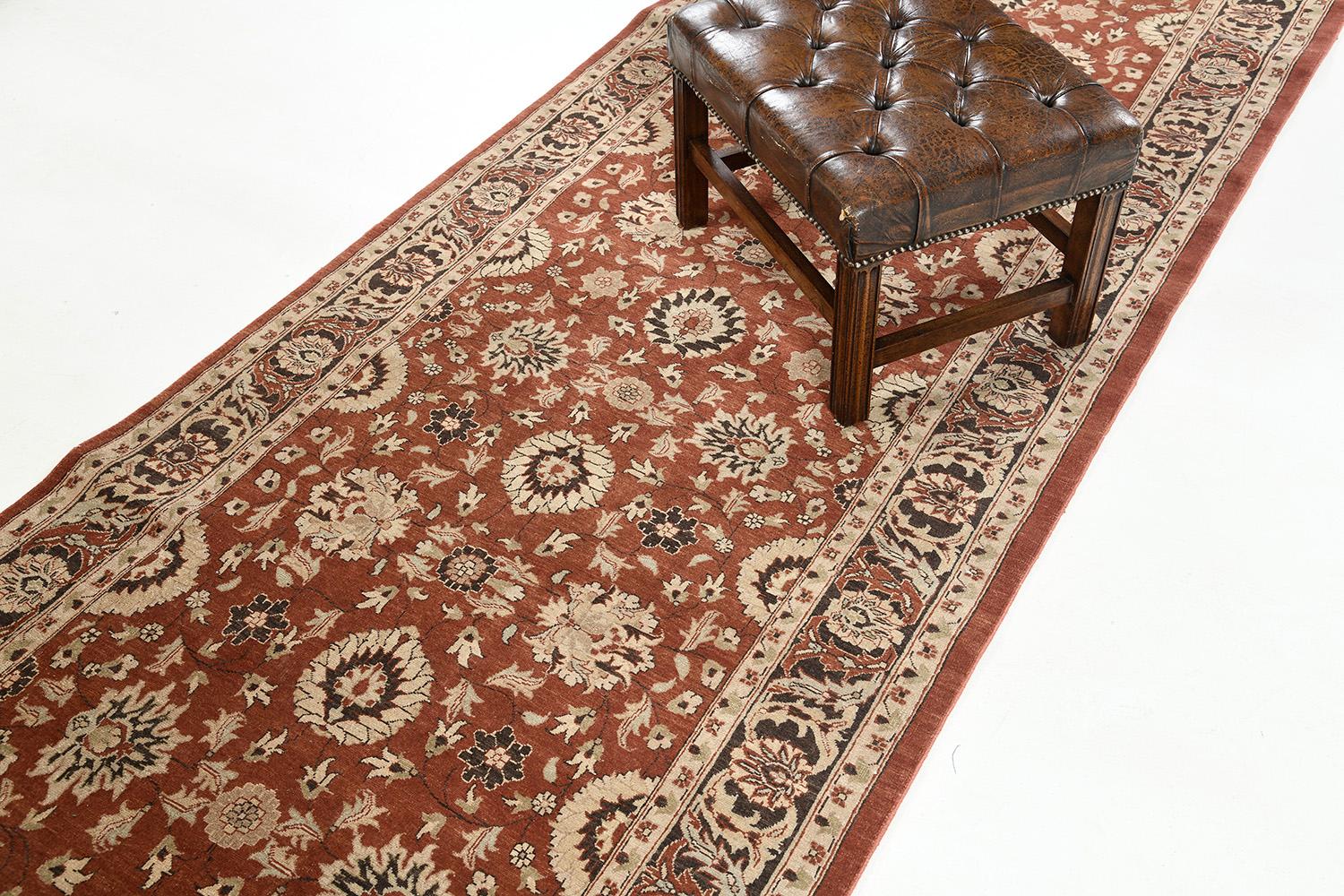 Sultanabad Revival D5072 Fable mit Naturfarben (21. Jahrhundert und zeitgenössisch) im Angebot