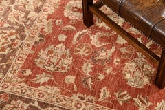 Natural Dye Sultanabad Revival Square Rug