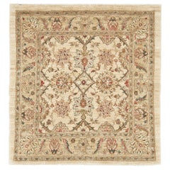 Tapis carré Sultanabad Revive, teinture naturelle