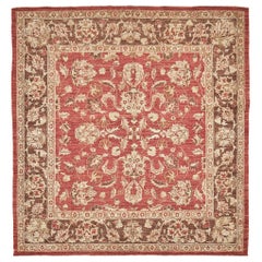 Natural Dye Sultanabad Revival Square Rug