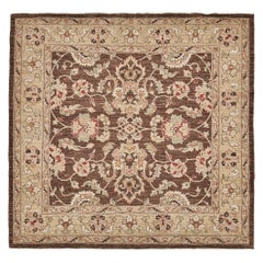 Natural Dye Sultanabad Revival Square Rug