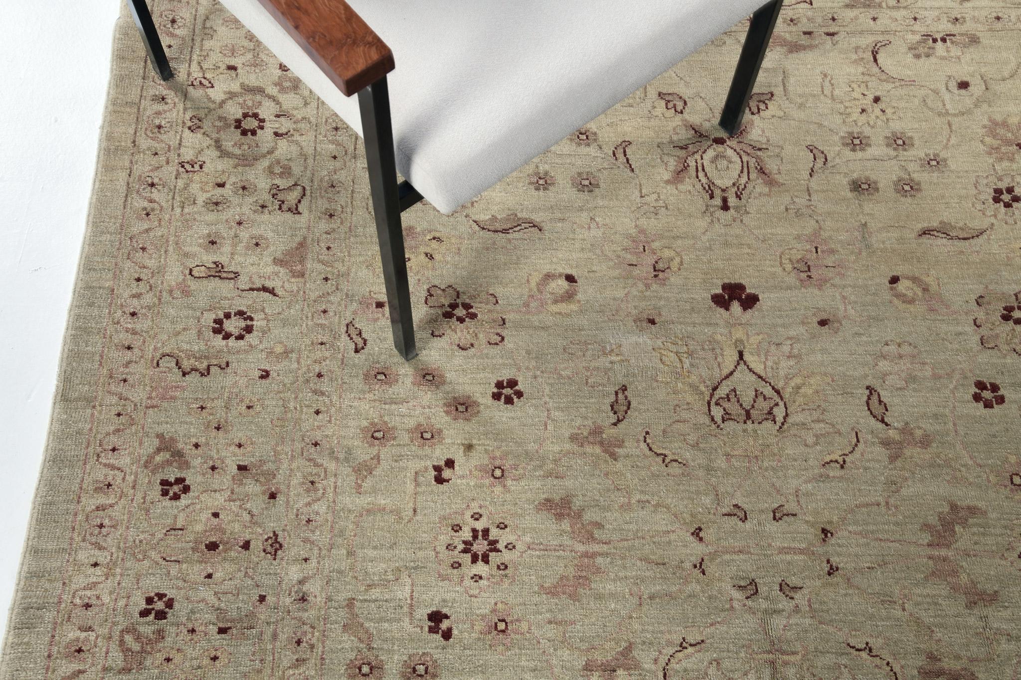 Natural Dye Sultanabad-Teppich im Sultanabad-Stil D256 Divine im Angebot 2