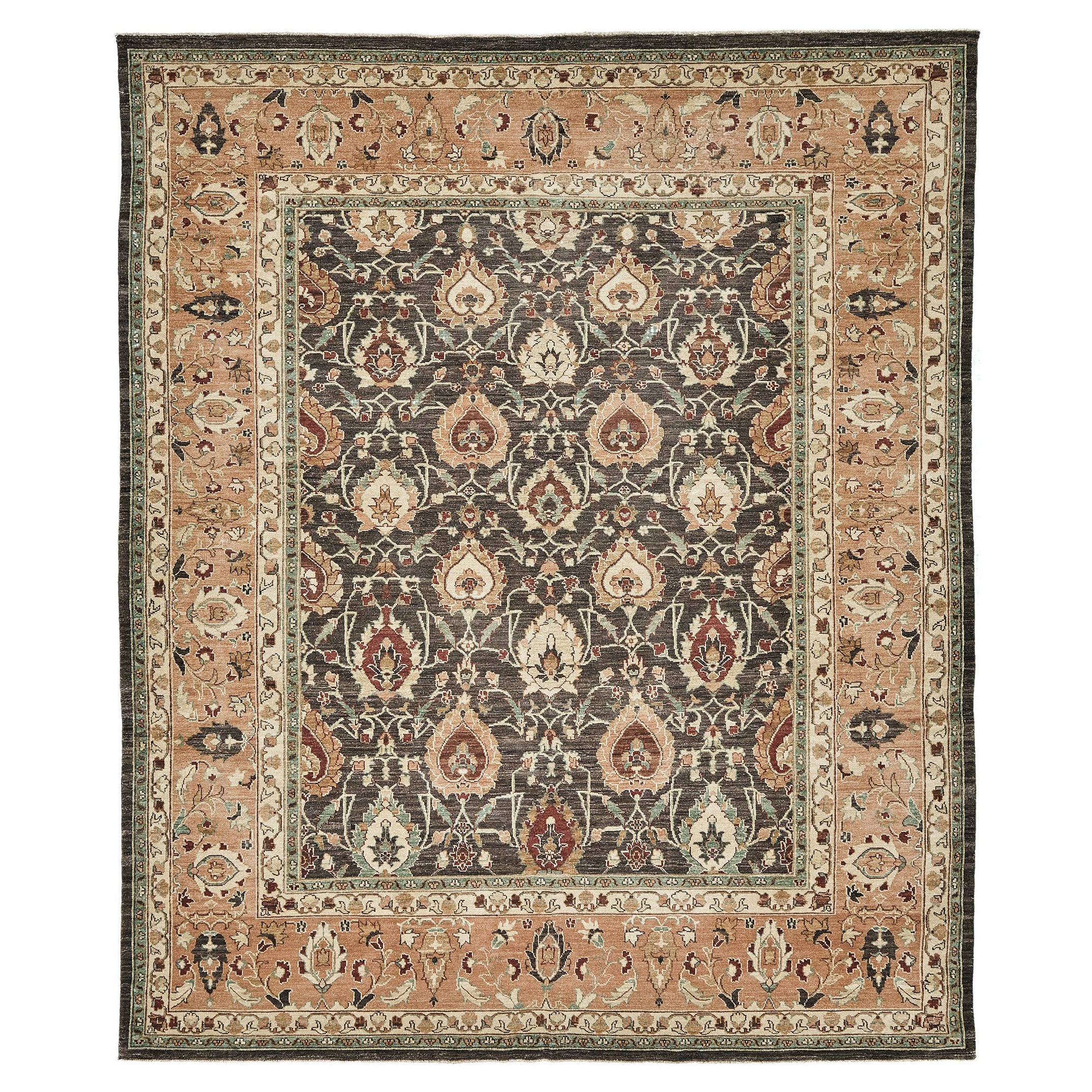Natural Dye Sultanabad-Teppich im Sultanabad-Stil D5165 Divine
