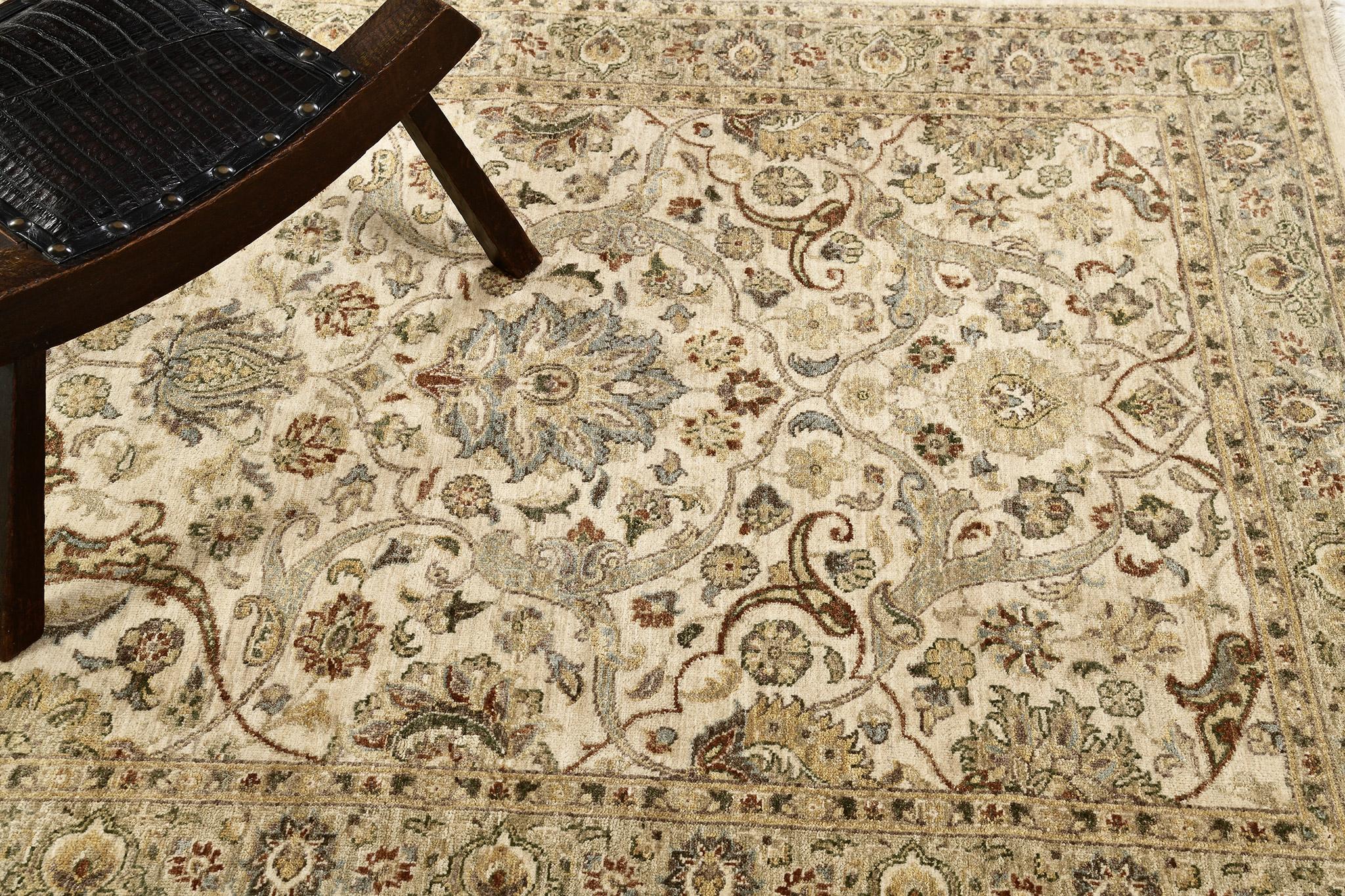 Alfombra Tabriz Haji Jalili Revival de Tinte Natural D151 en Nuevo estado para la venta en WEST HOLLYWOOD, CA
